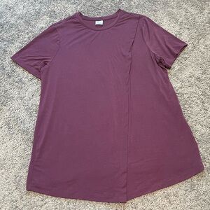 Athleta Plum Short Sleeve Top